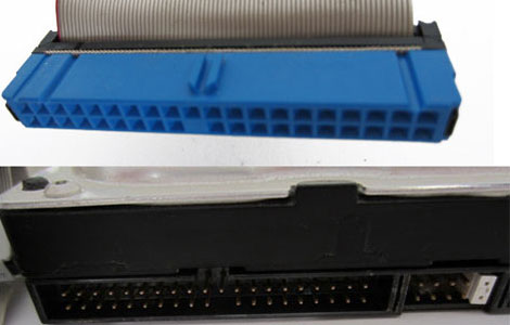 harde schijven in oudere computers hebben een IDE interface