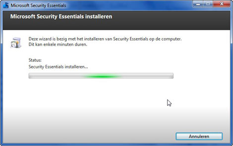 microsoft security essentials installeren