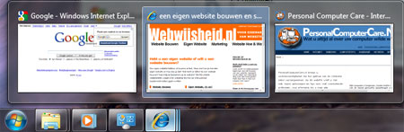 taakbalk windows 7