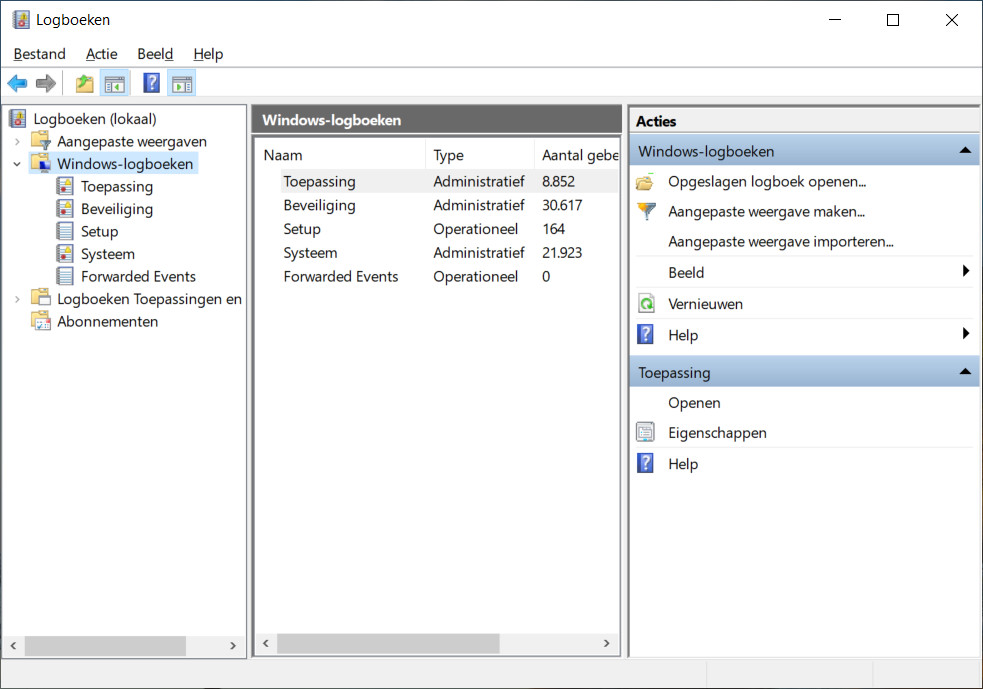 slechte driver opsporen met logboeken