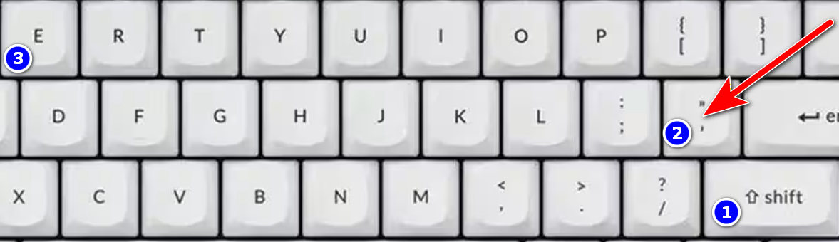 Hoe krijg ik puntjes op de e of een streepje?